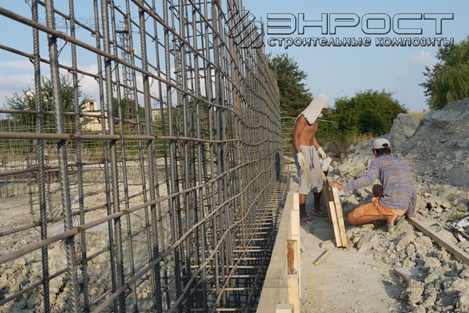 Применение стеклопластиковой арматуры "ROCKBAR" в фундаменте дома, г. Новороссийск